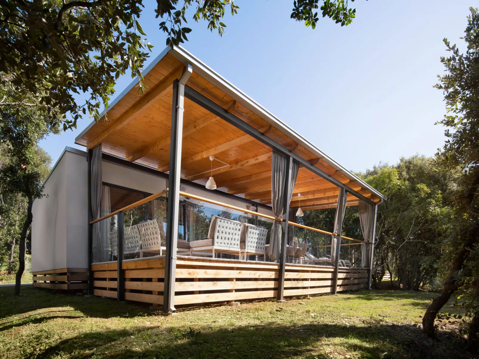 Mobilhome Beach Villa-Outside