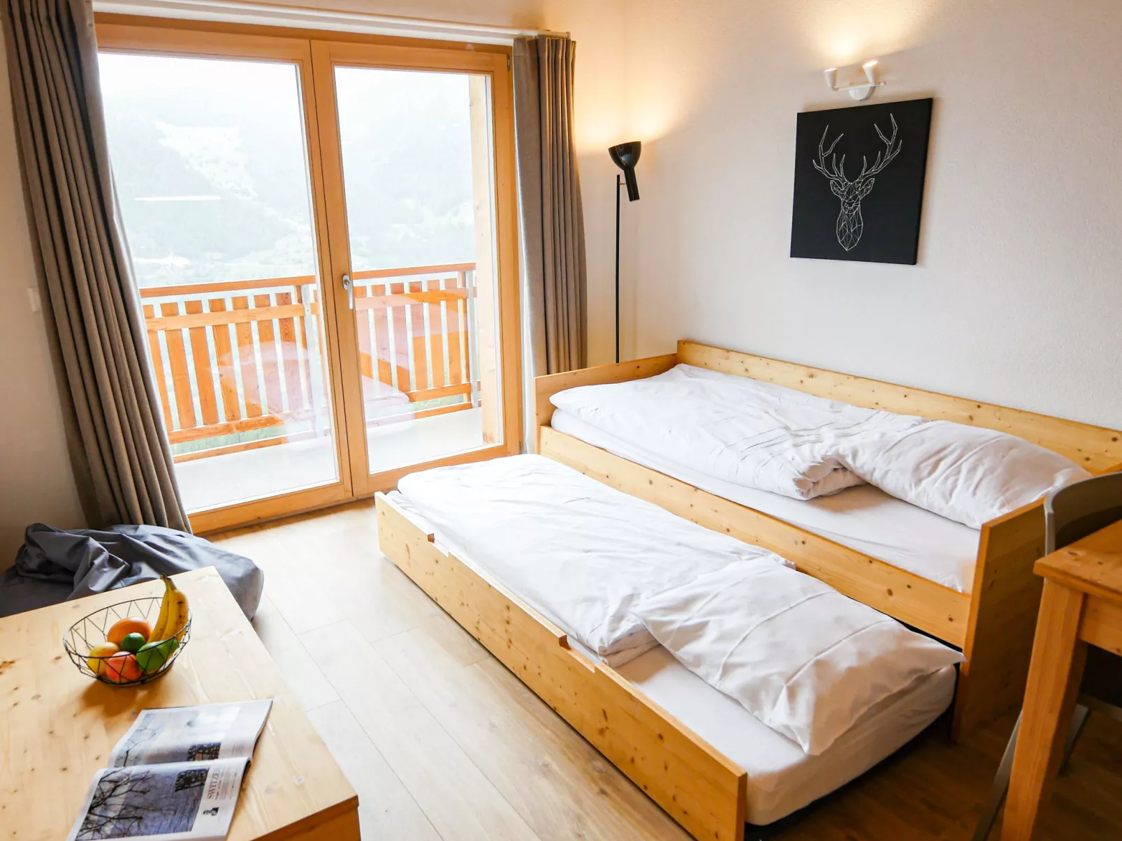 T-Resort La Tzoumaz 2p4 vue vallée-Drinnen