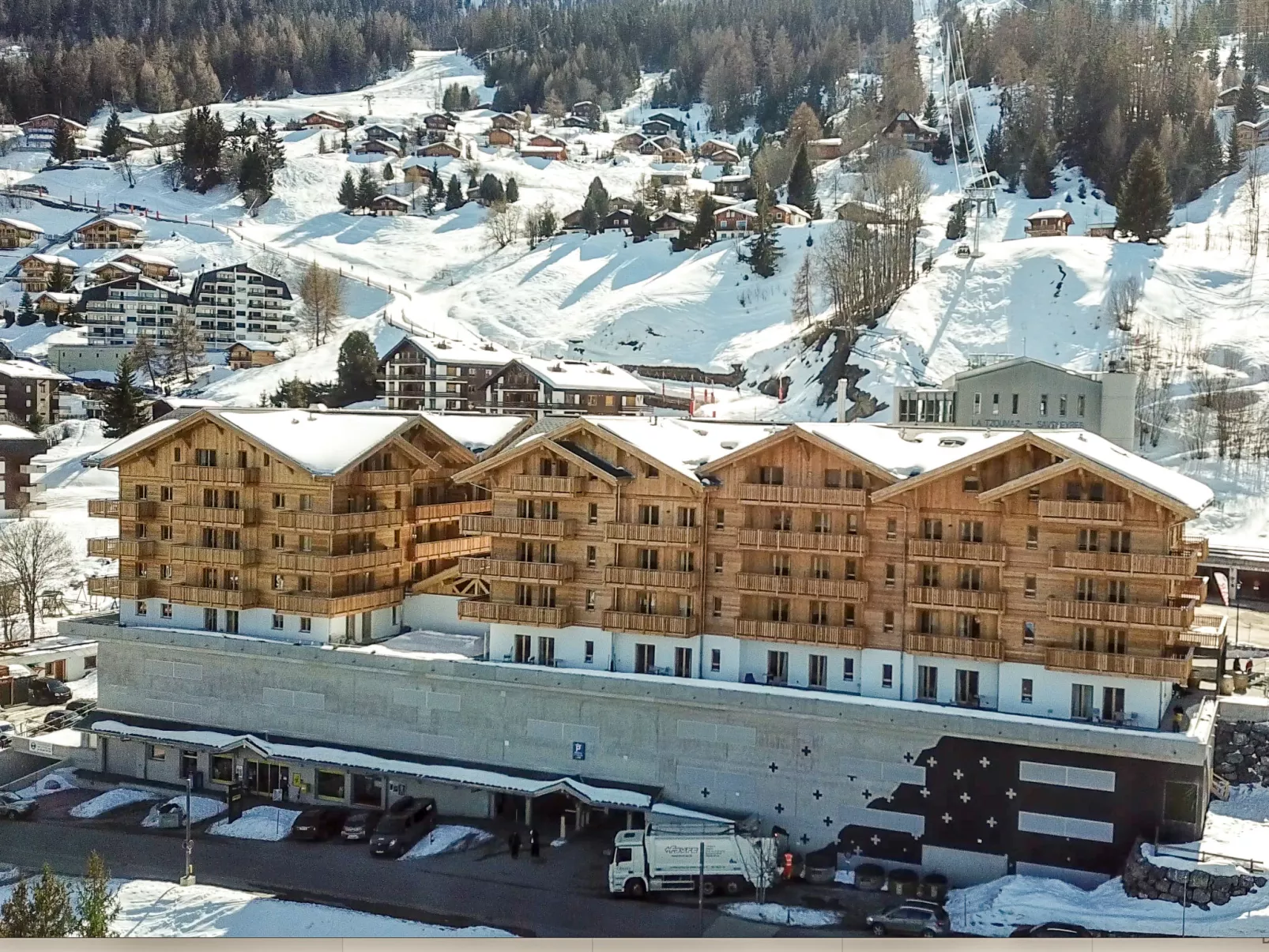 T-Resort La Tzoumaz 2p4 vue vallée-Draußen