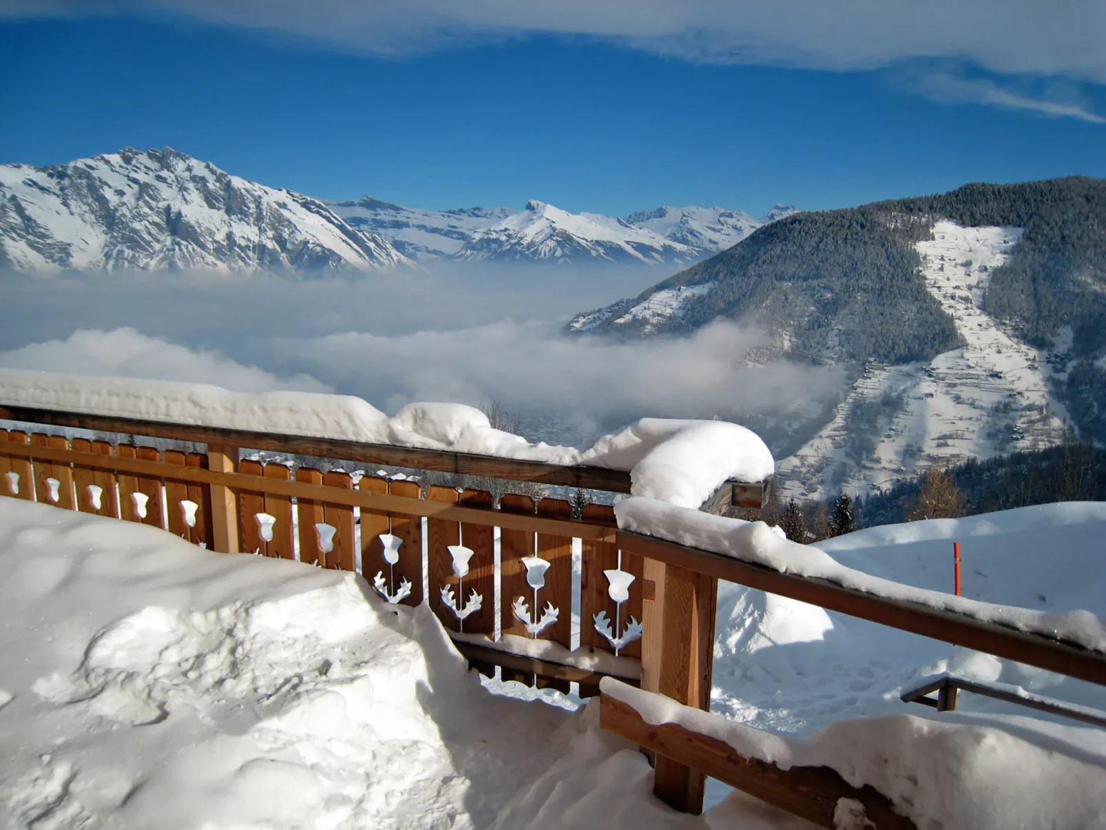 T-Resort La Tzoumaz 2p4 vue vallée-Umgebung