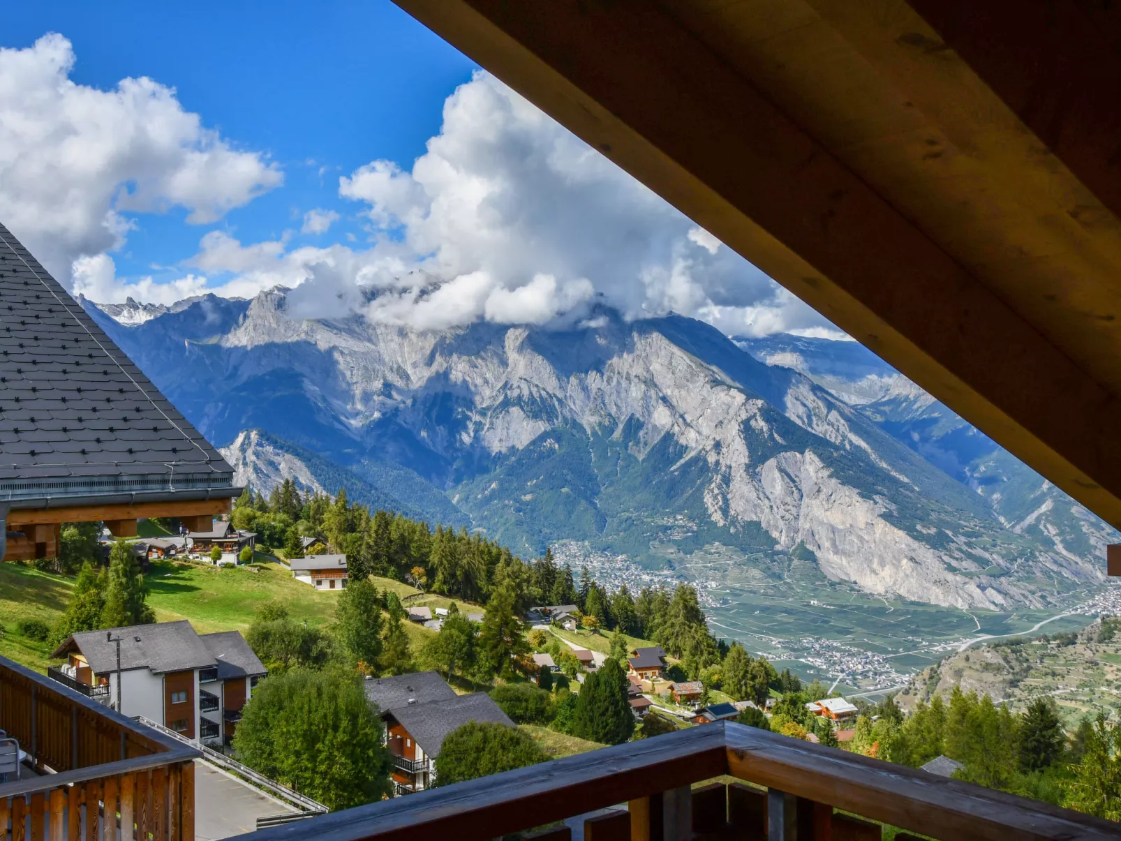 T-Resort La Tzoumaz 2p4 vue vallée-Umgebung