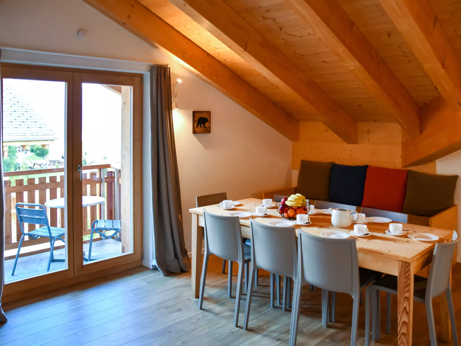 T-Resort La Tzoumaz 4p8 vue vallée-Drinnen