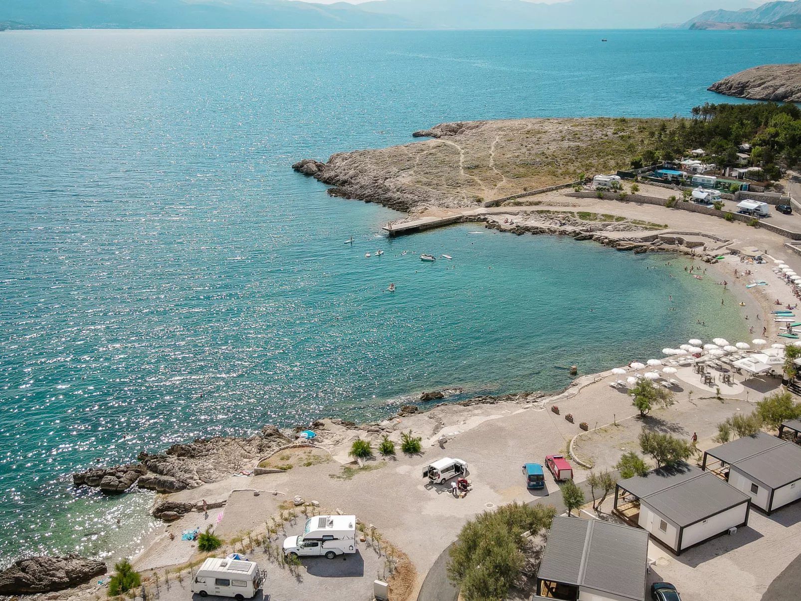 Sea side mobile home-Draußen