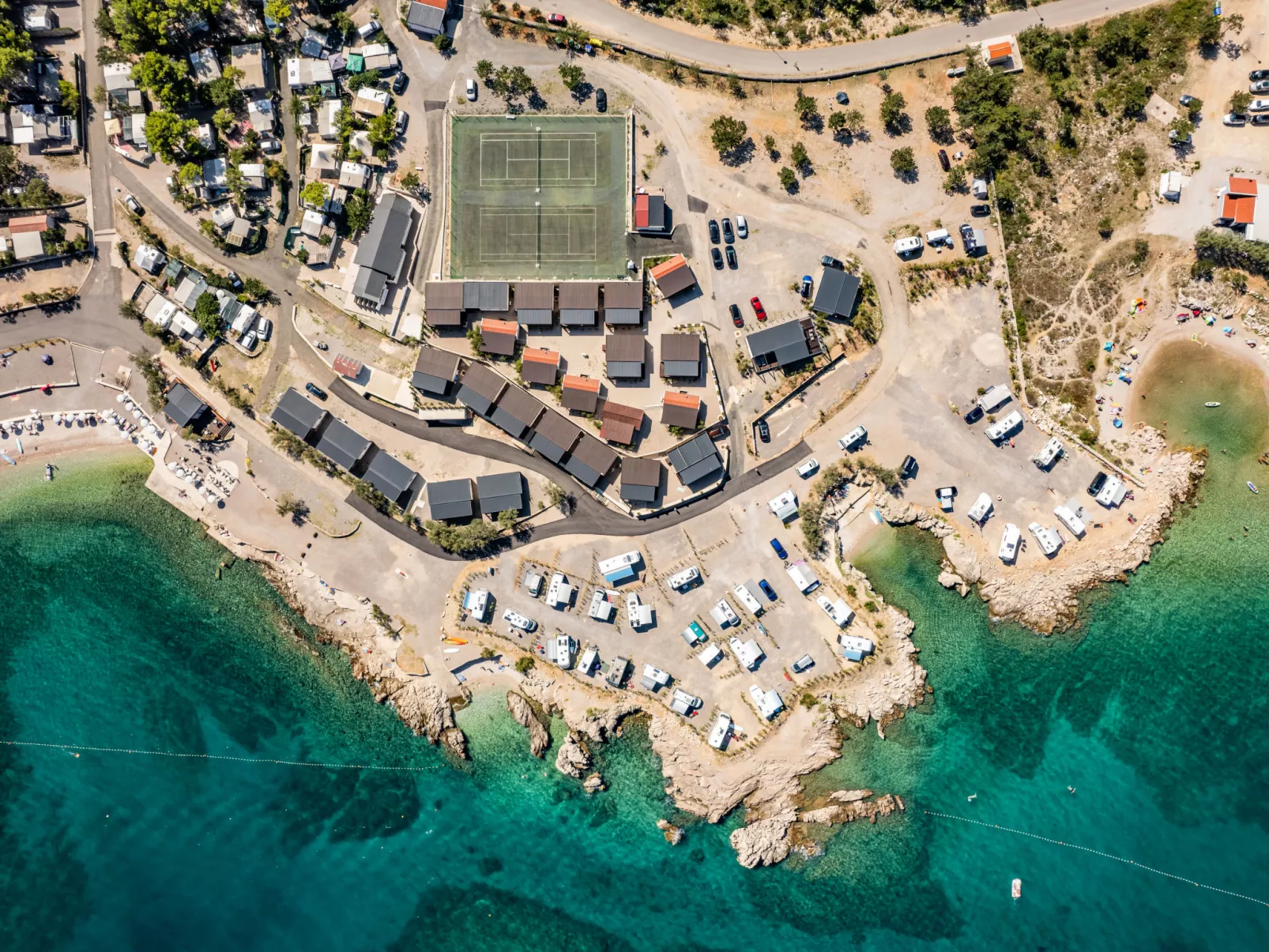 Sea side mobile home-Draußen
