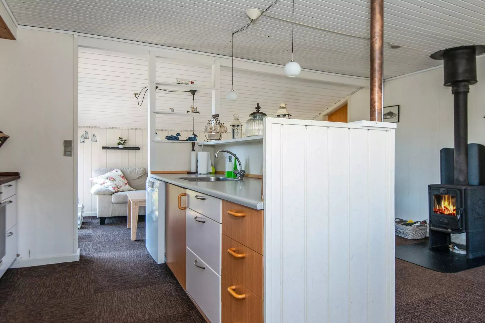 Maison de vacances pour 6 a Glesborg-Intérieur