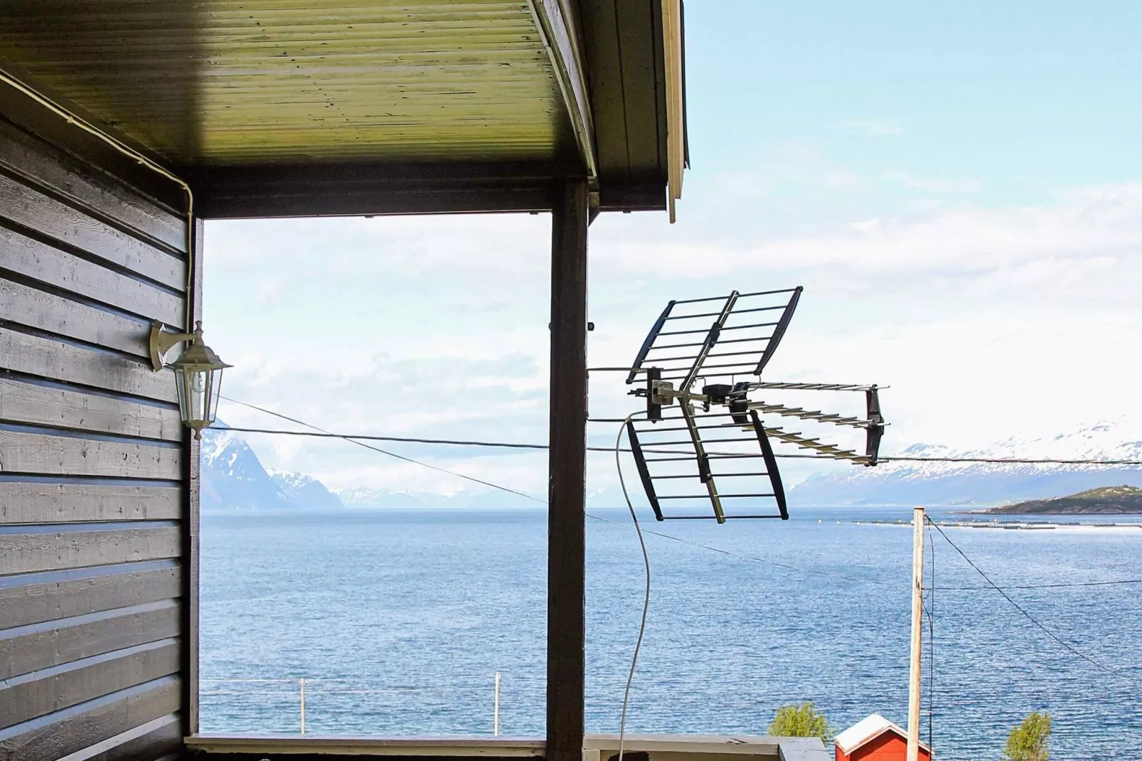 9 person holiday home in Lyngseidet-Water view