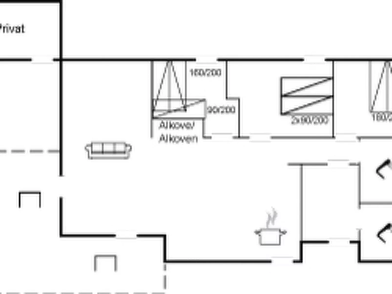 "Gunnor" - 1.3km from the sea-Inside