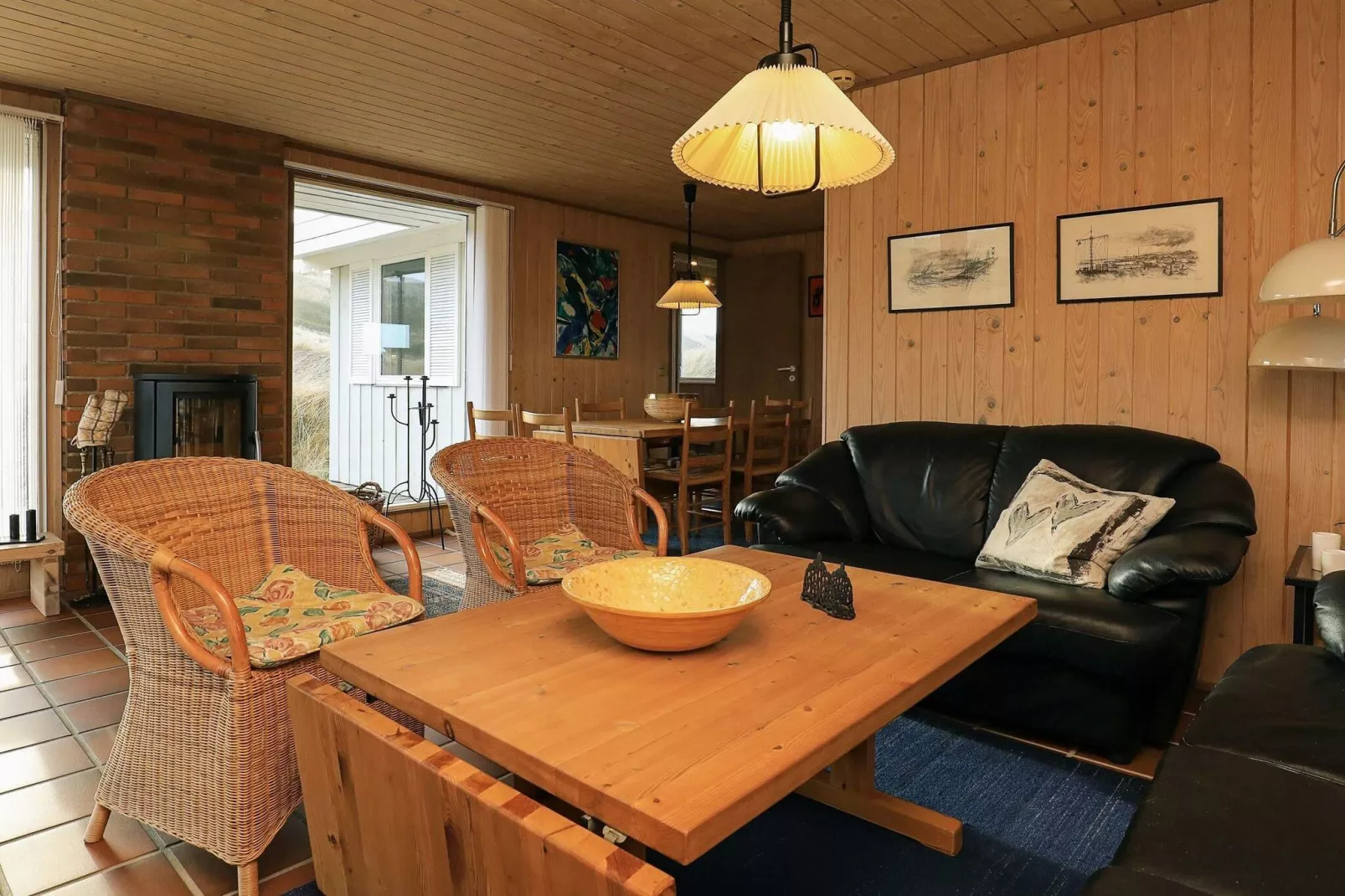 Maison de vacances pour 5 a Hvide Sande-Intérieur