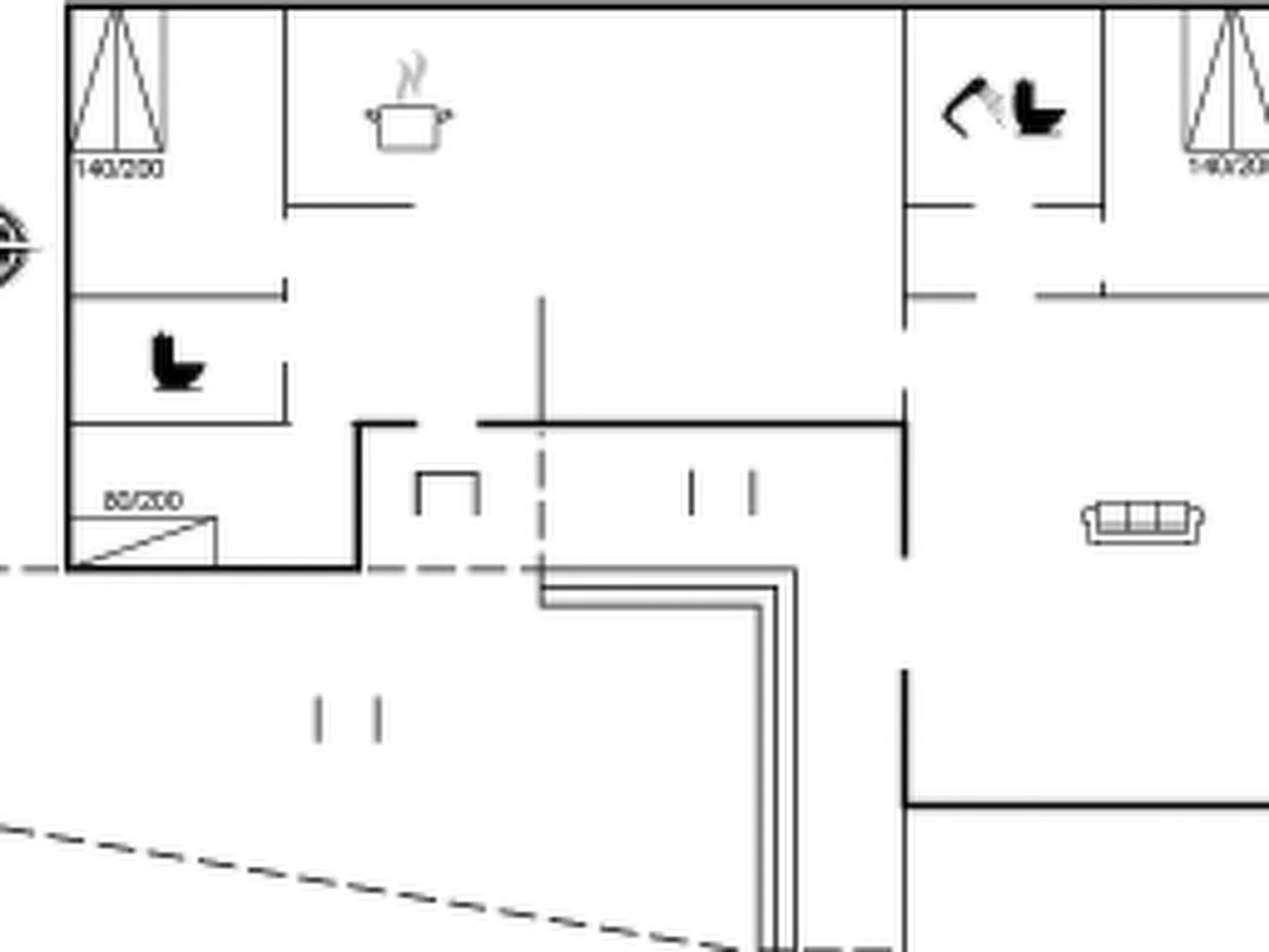 "Gorm" - 300m from the sea-Inside