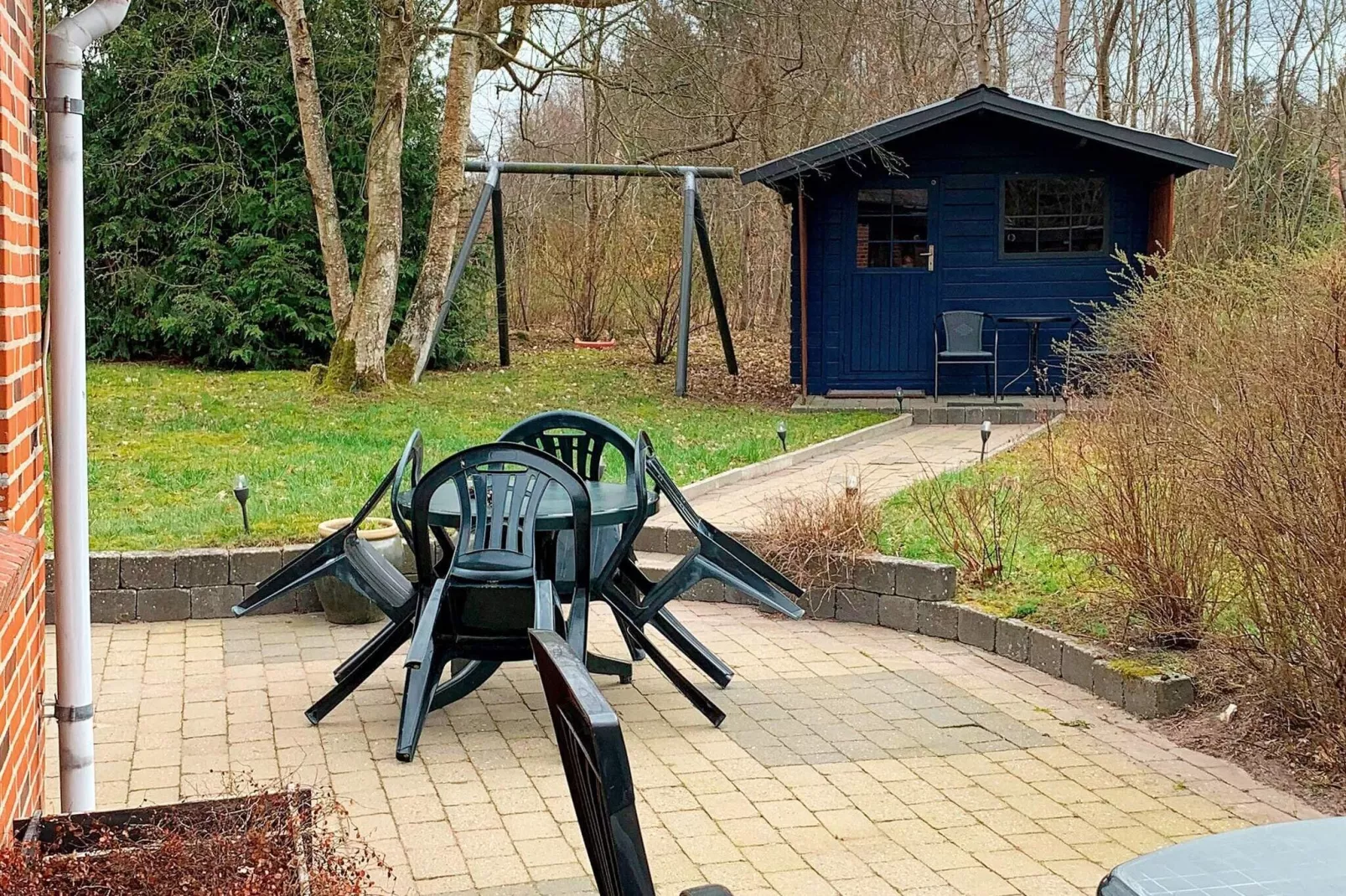 5 person holiday home in Fårvang-Outdoor