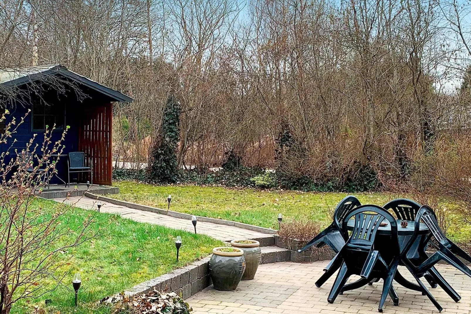 5 person holiday home in Fårvang-Outdoor