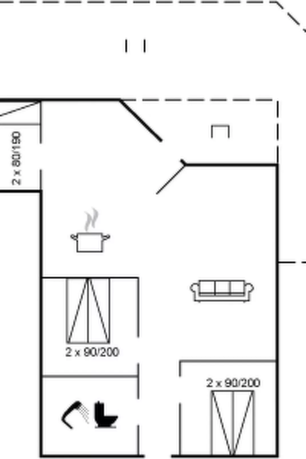 "Stak" - 1.9km from the sea-Inside