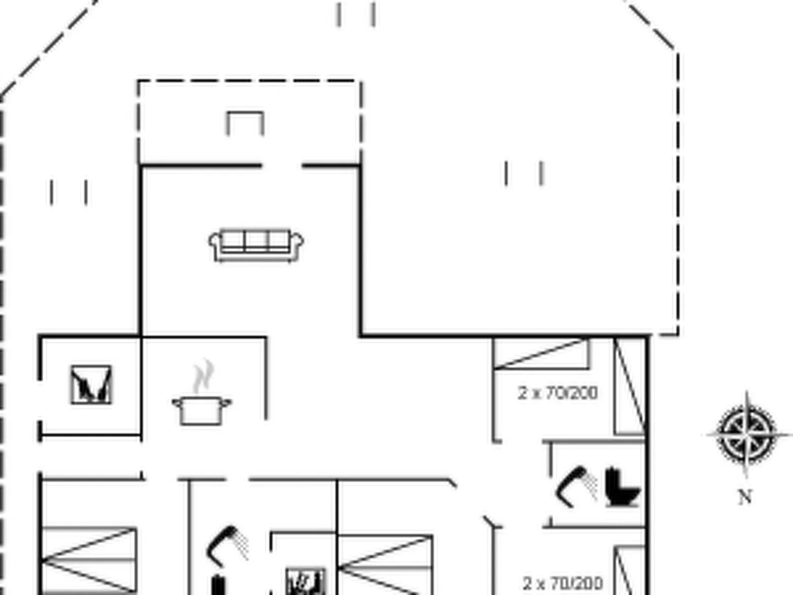 "Richardine" - 850m from the sea-Inside