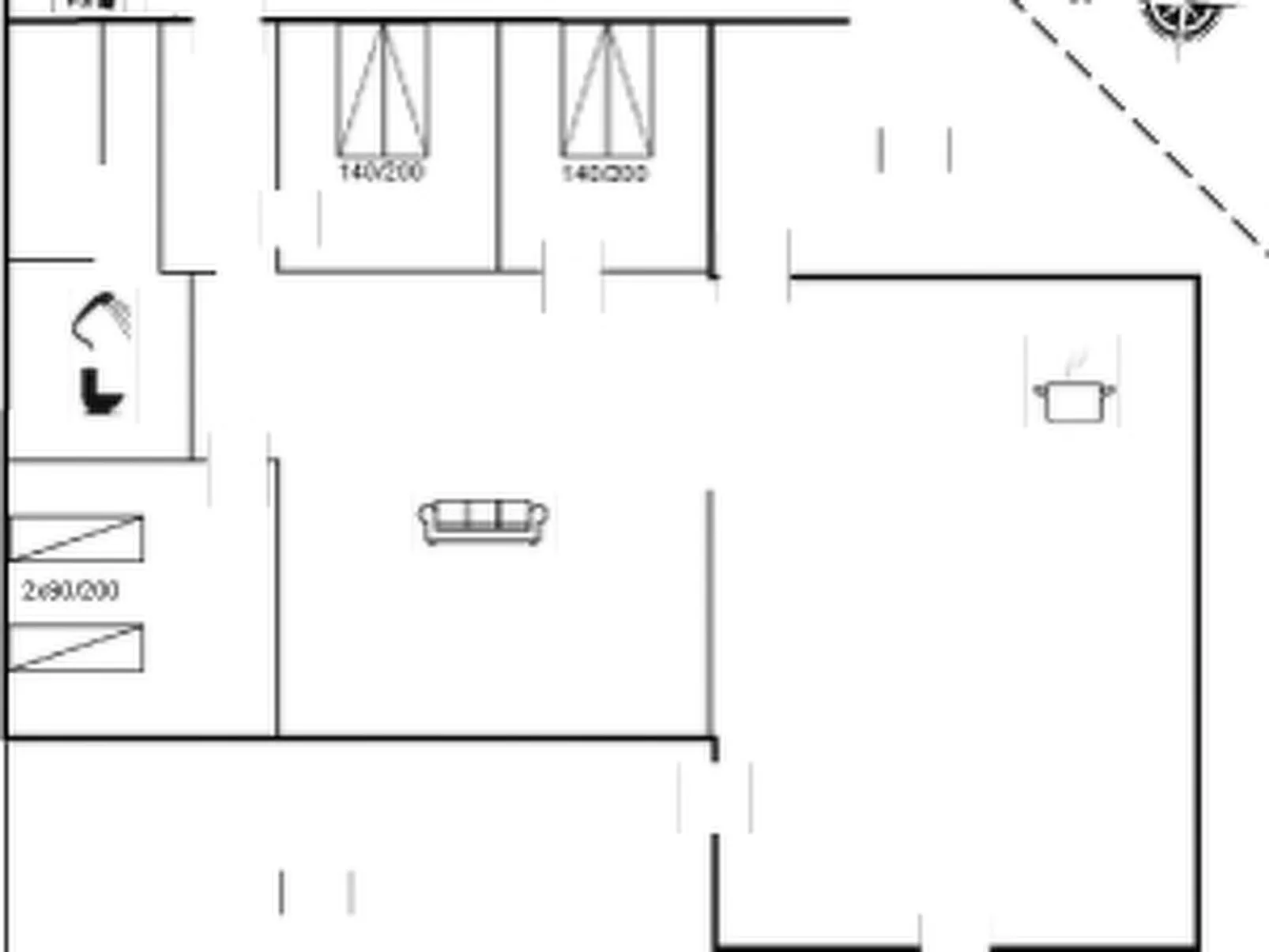 "Ute" - 200m from the sea-Inside