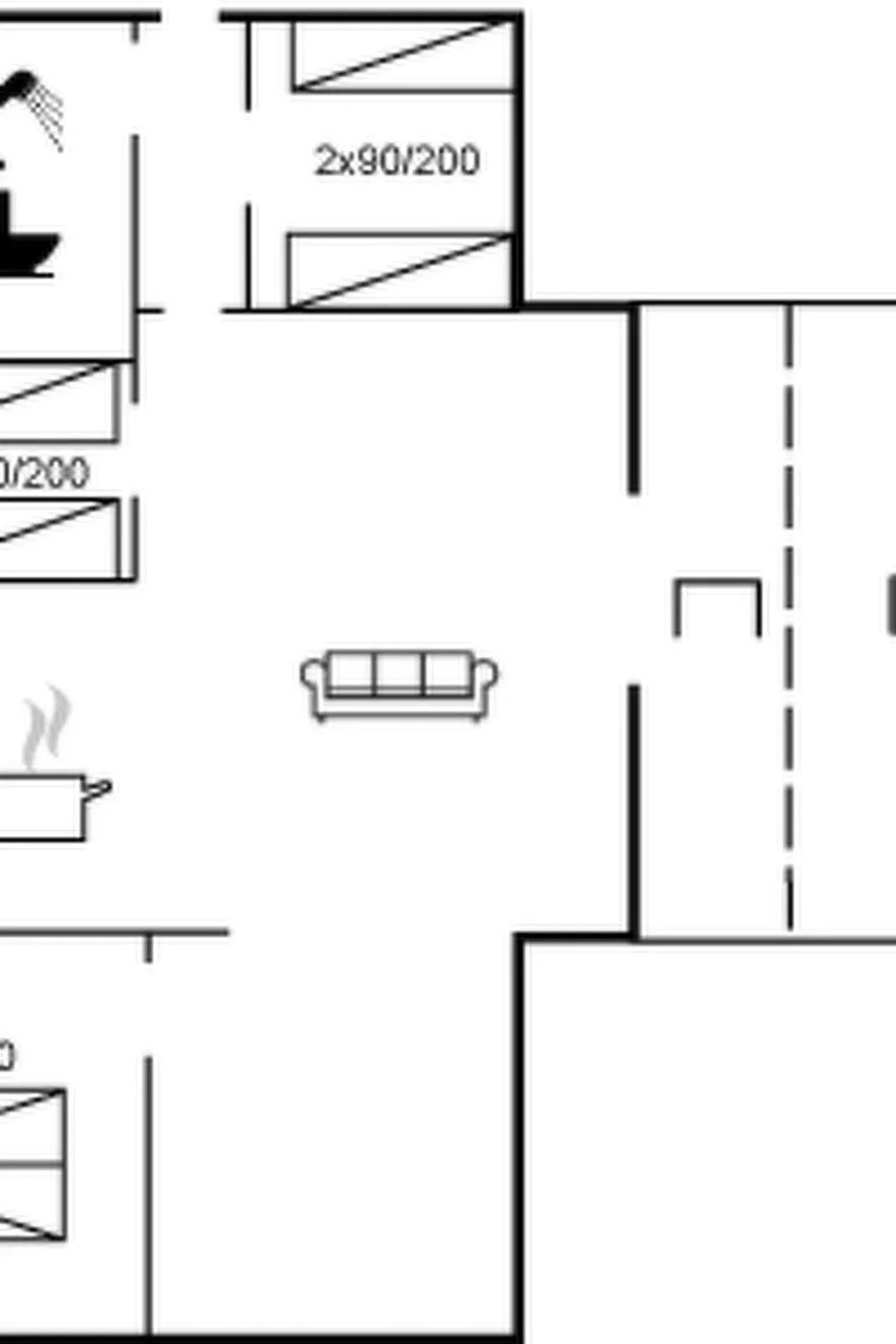 "Cornelia" - 100m to the inlet-Inside