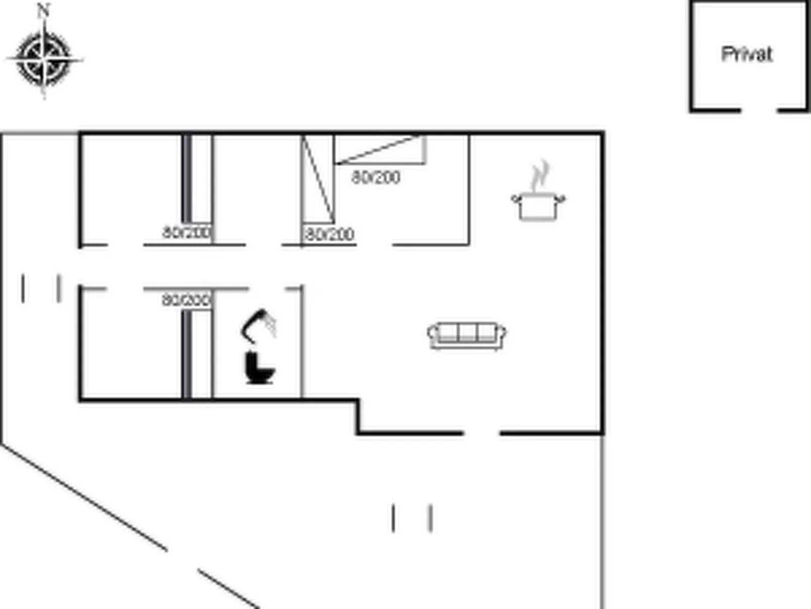 "Hjalmine" - 250m from the sea-Inside