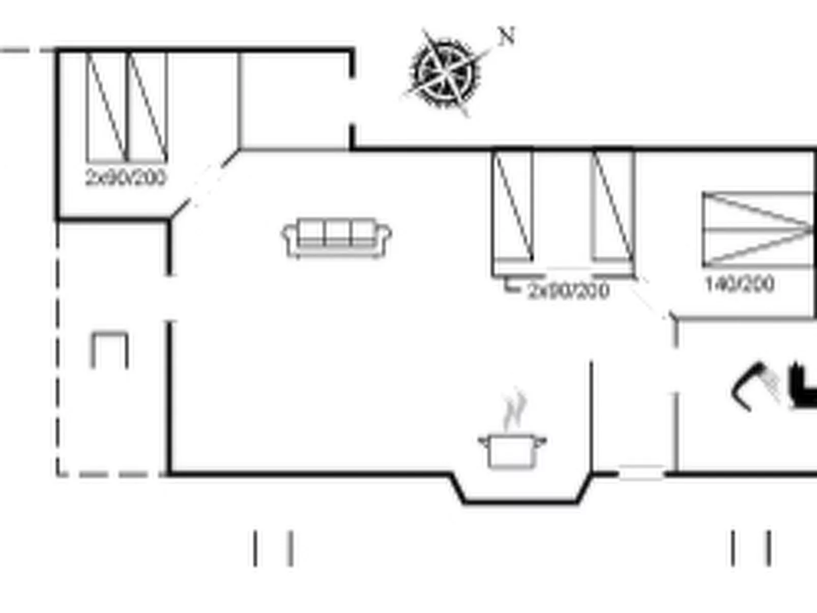 "Caia" - 375m from the sea-Inside