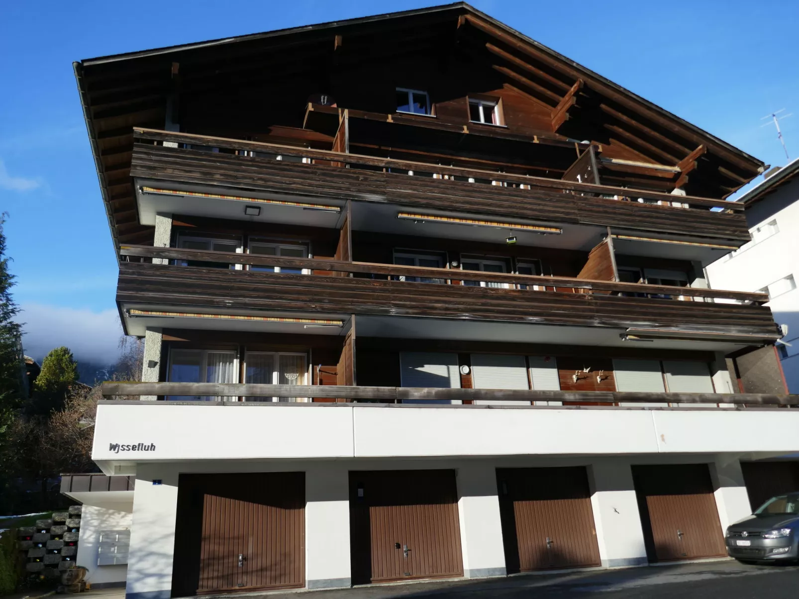 Chalet Wyssefluh-Draußen