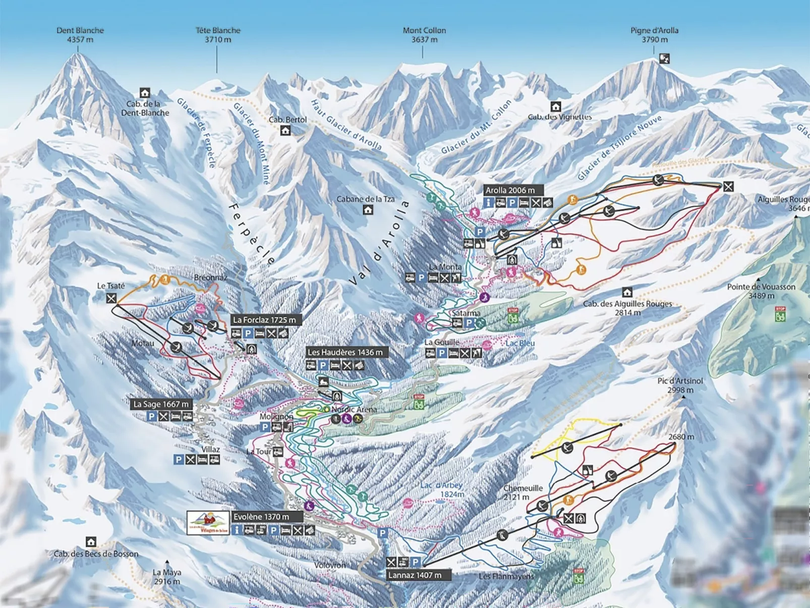 Chalet Molignon-Area