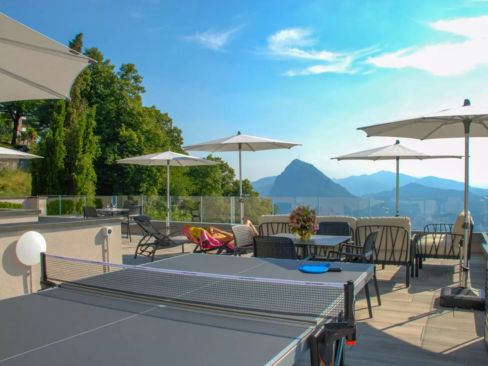 Residenza Monte Bré - Apt.304 Haus2-Draußen