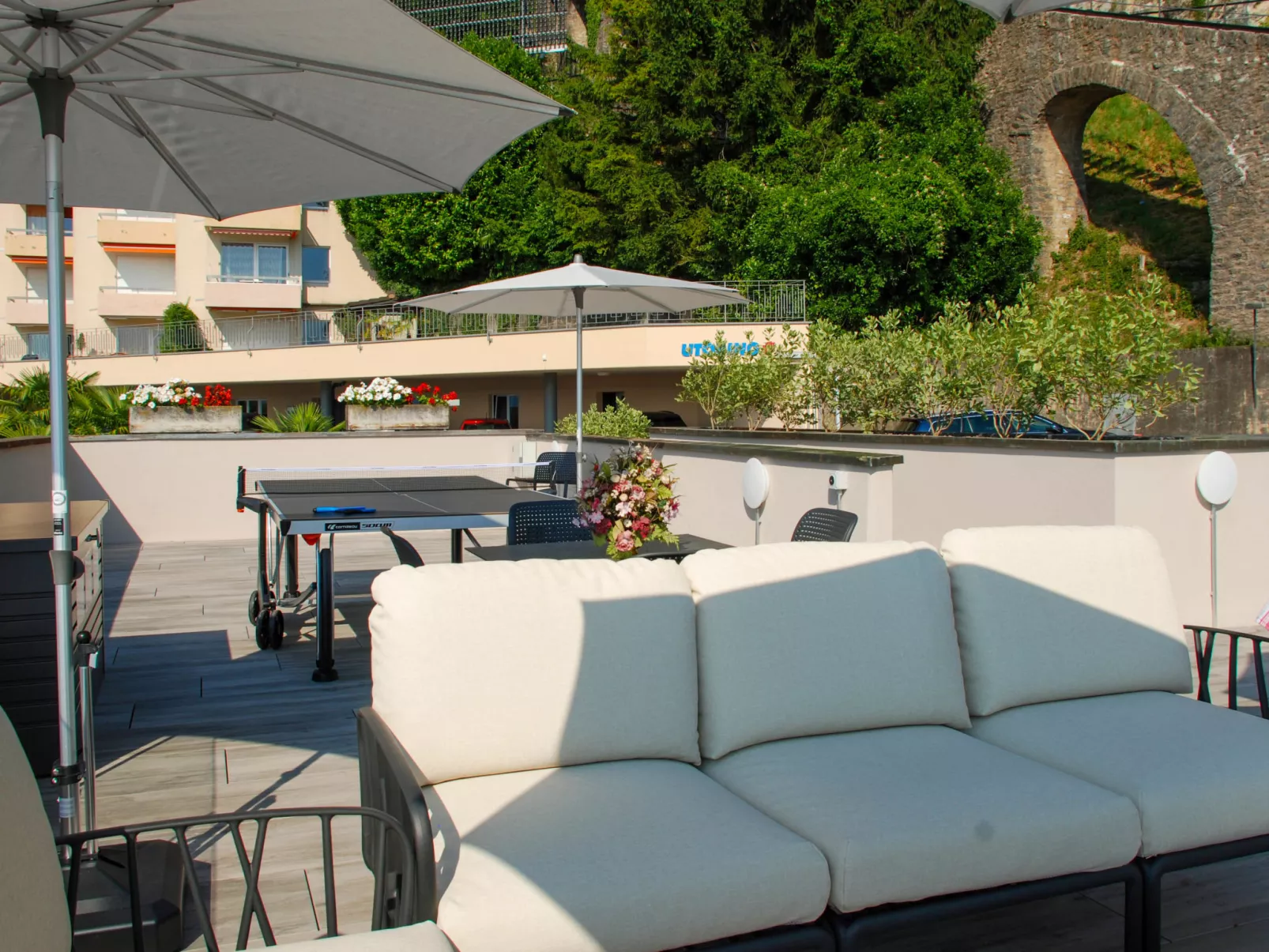 Residenza Monte Bré - Apt.304 Haus2-Draußen
