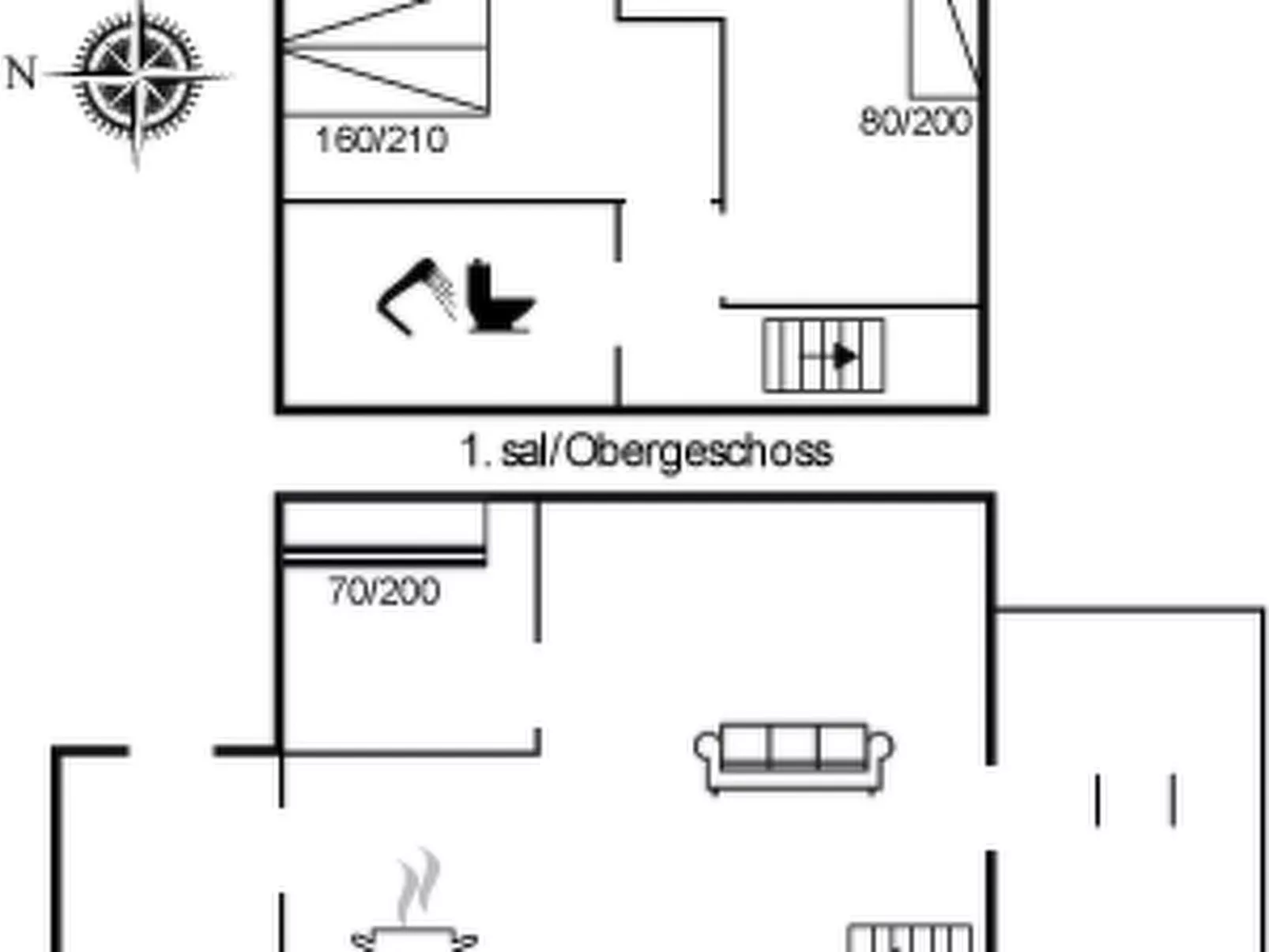 "Tellervo" - 2.4km from the sea-Inside