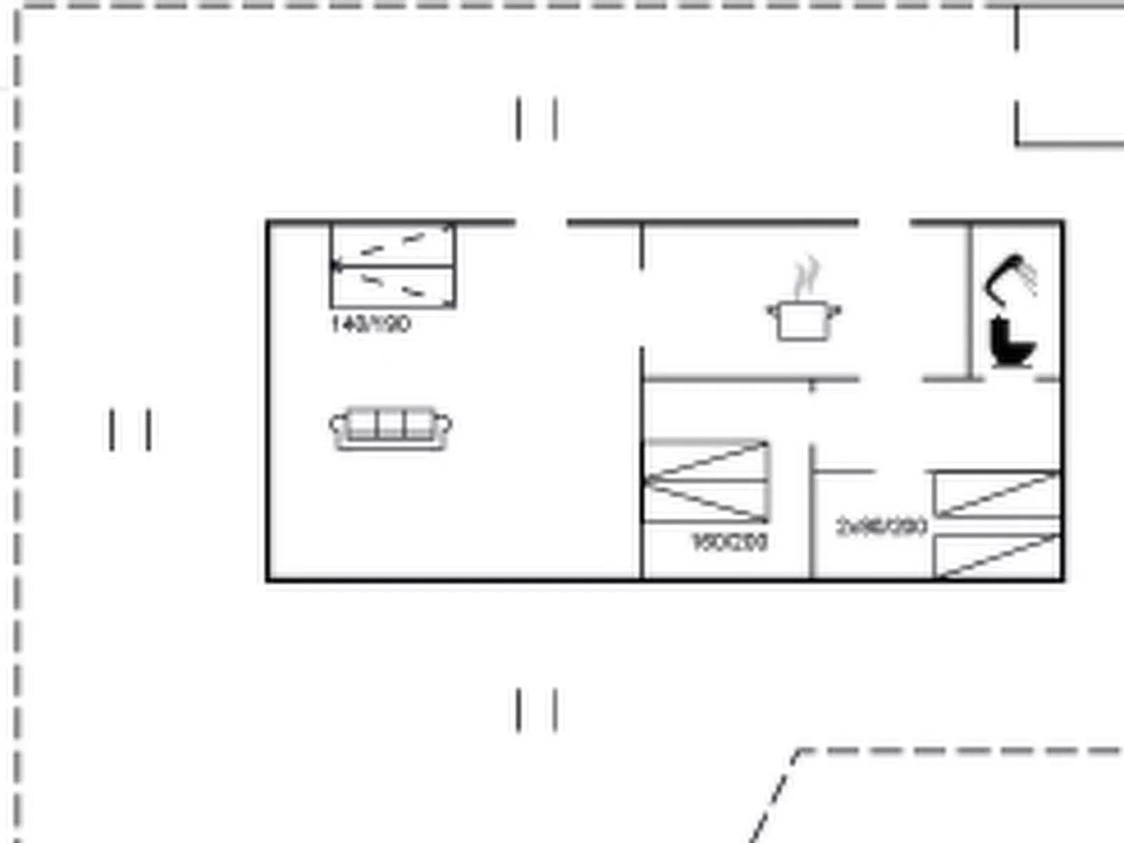 "Pentti" - 125m from the sea-Inside