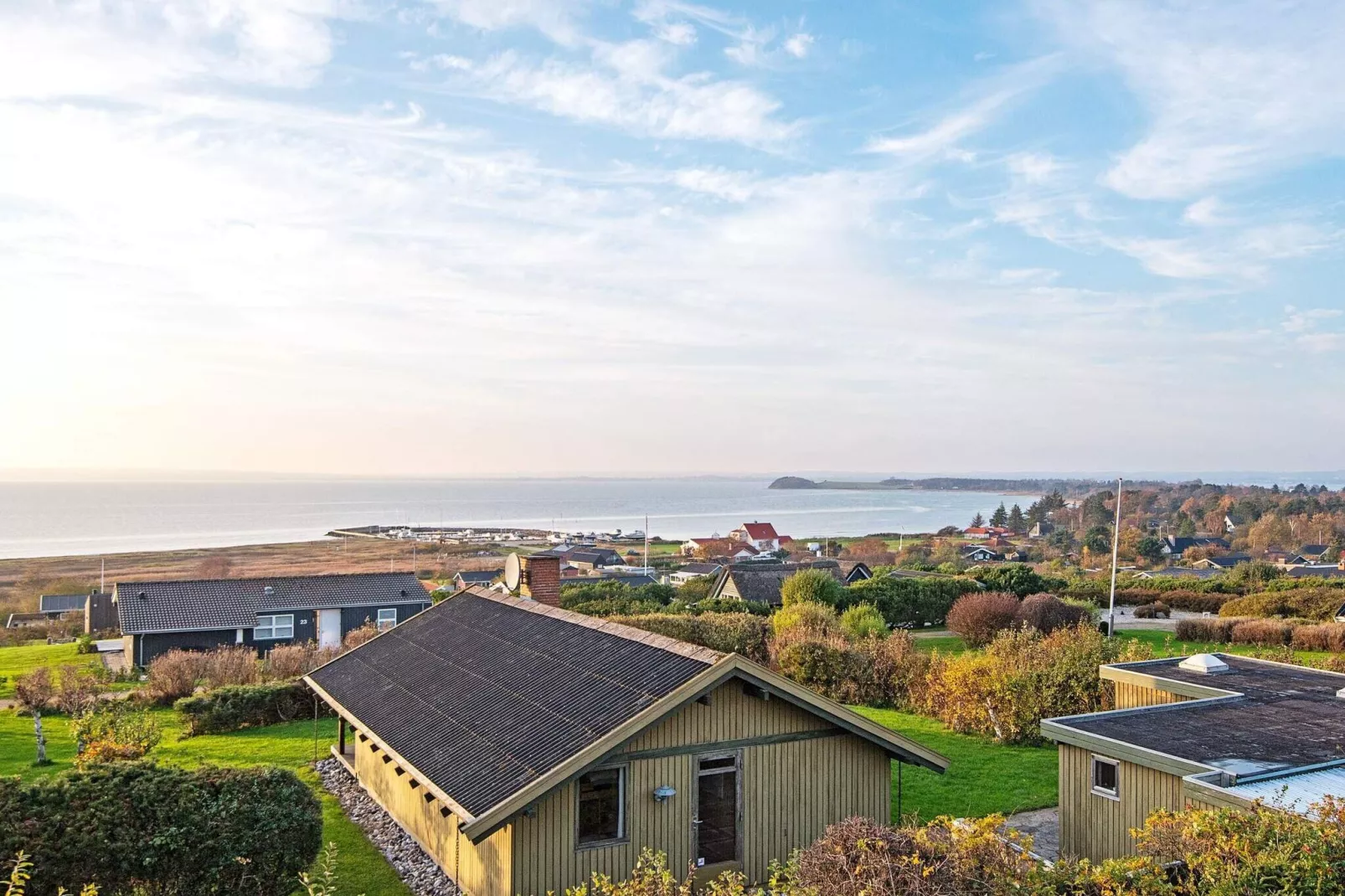 Maison de vacances pour 6 a Knebel-By Traum - Vue sur l'eau