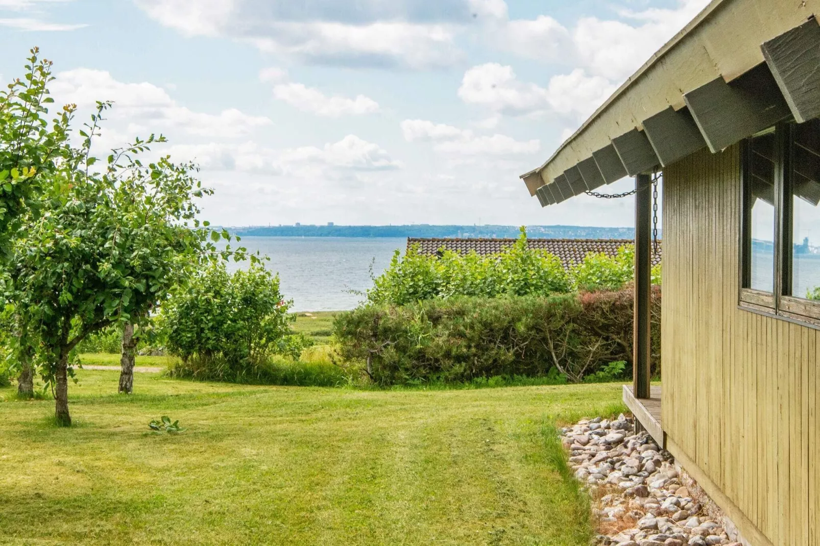 Maison de vacances pour 6 a Knebel-By Traum - Vue sur l'eau