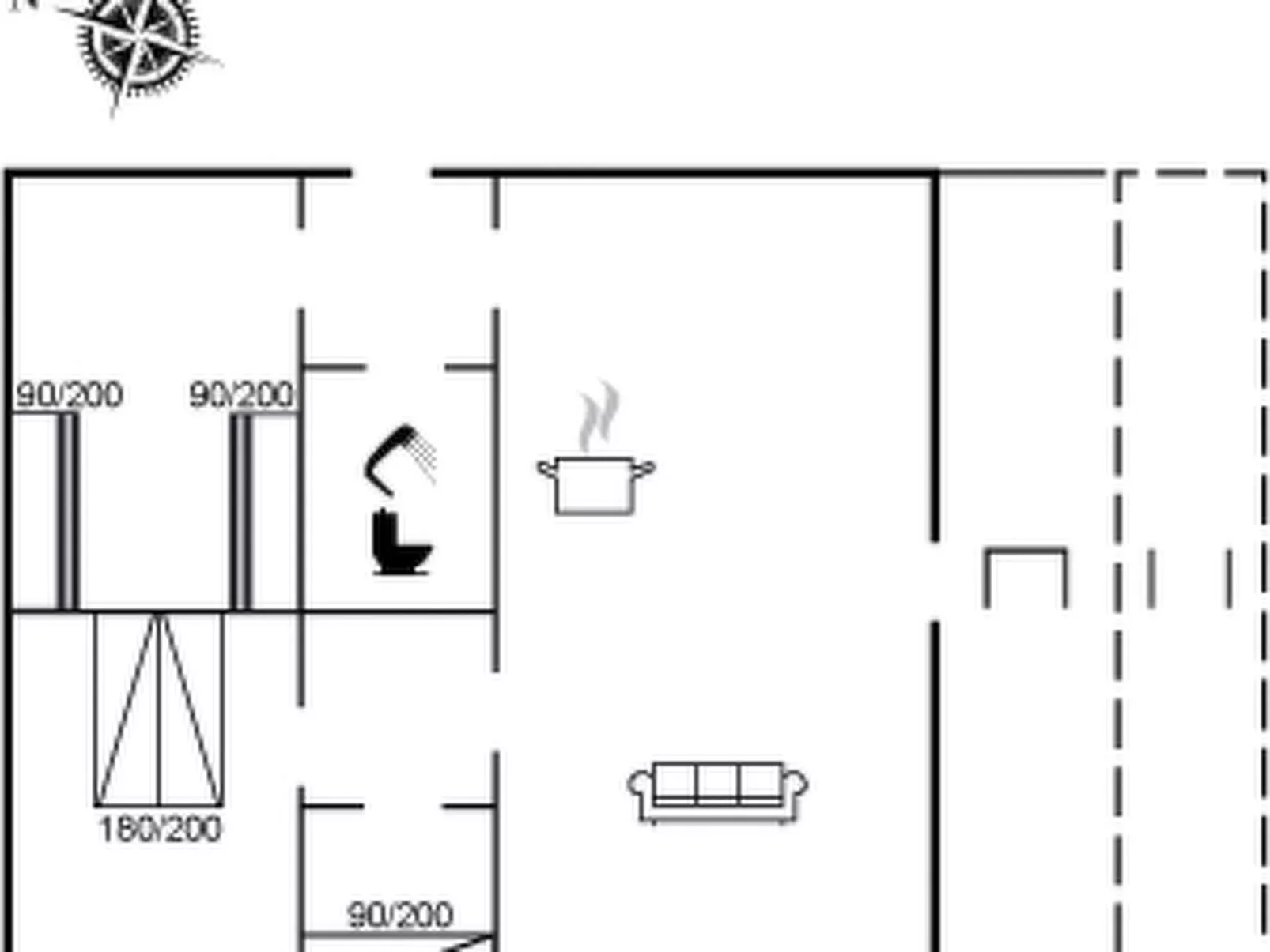 "Iolani" - 250m from the sea-Inside