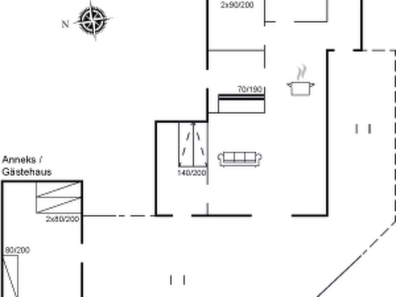 "Aviana" - 175m from the sea-Inside