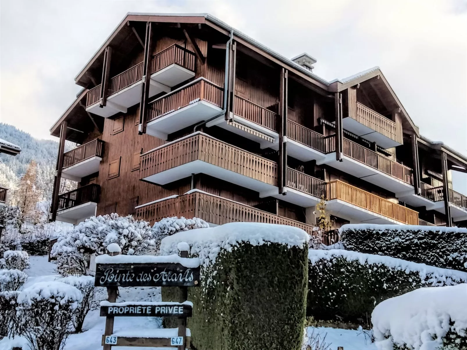Pointe des aravis B13-Outside