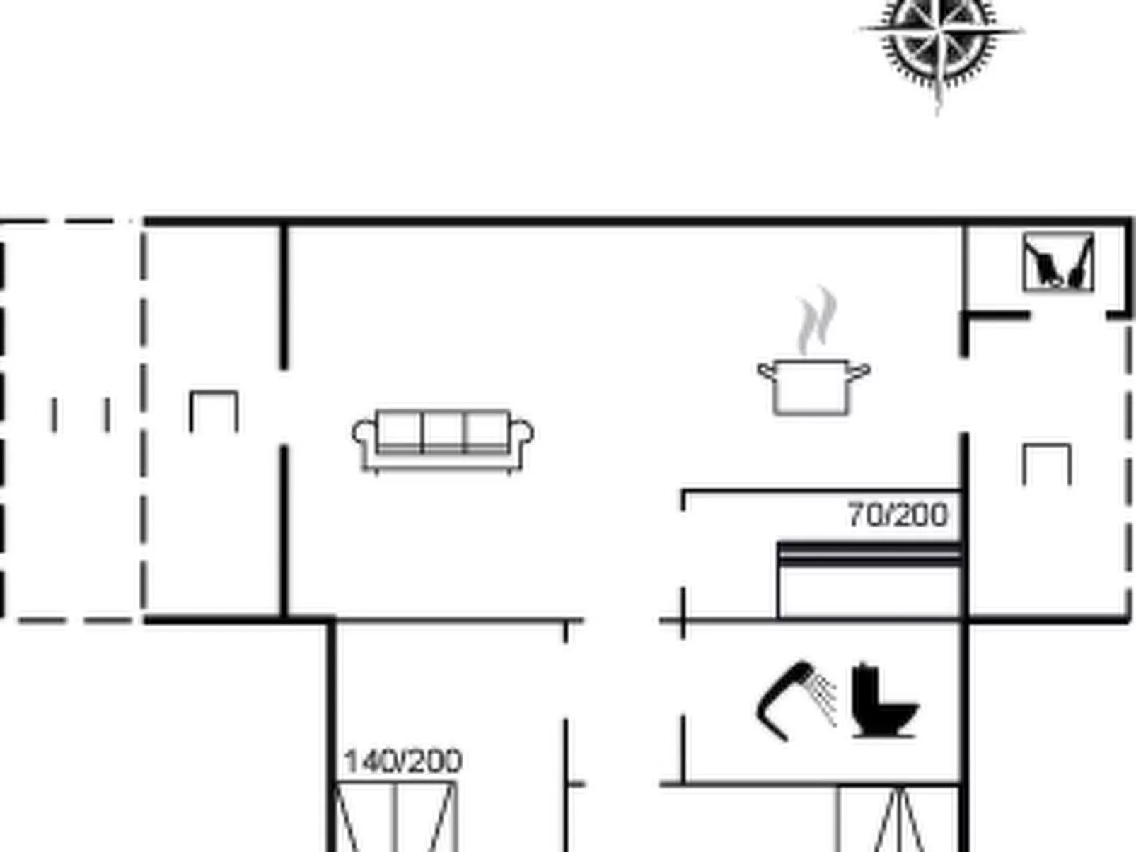 "Frandsine" - 800m from the sea-Inside