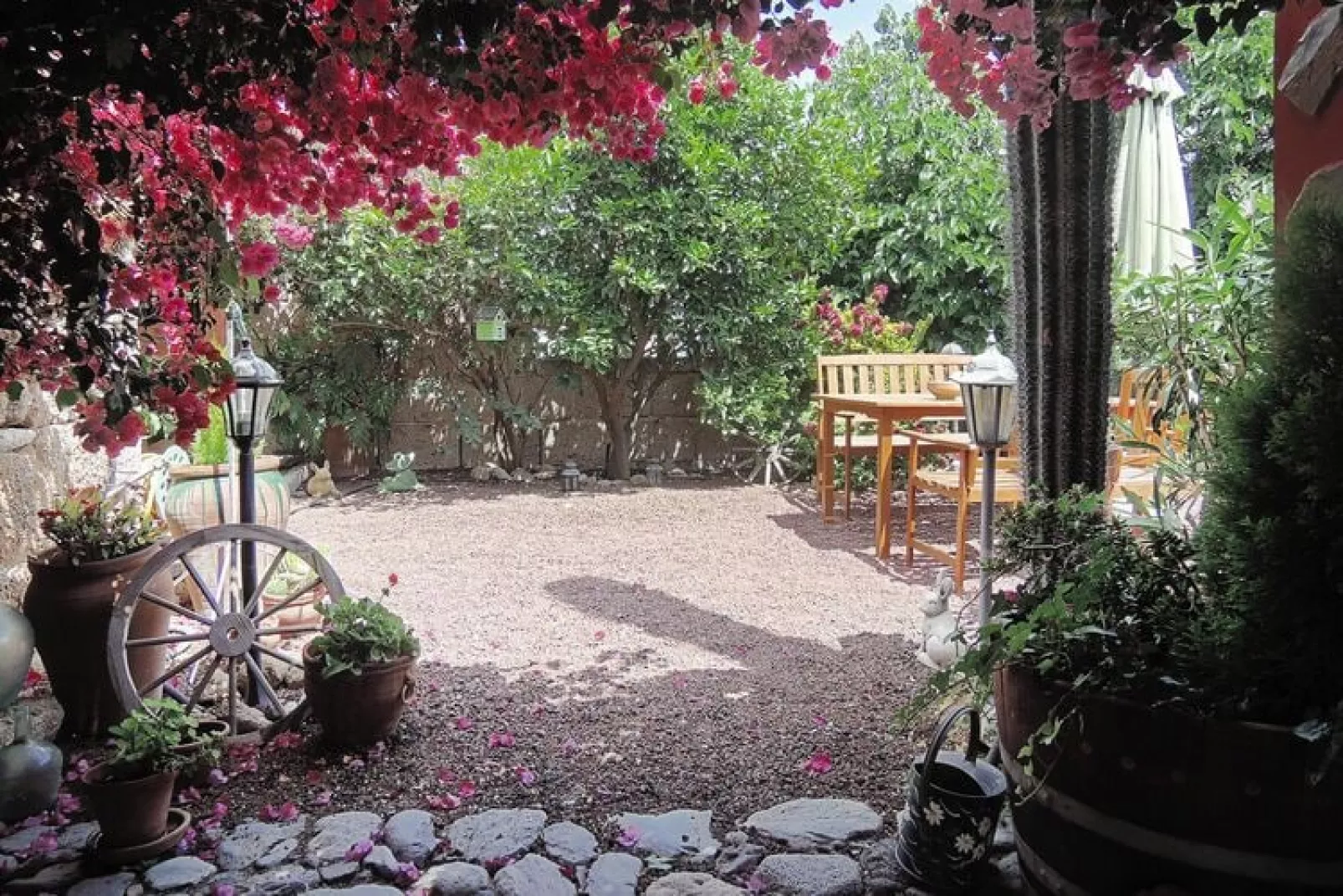 Casa El Moral-Gardens summer