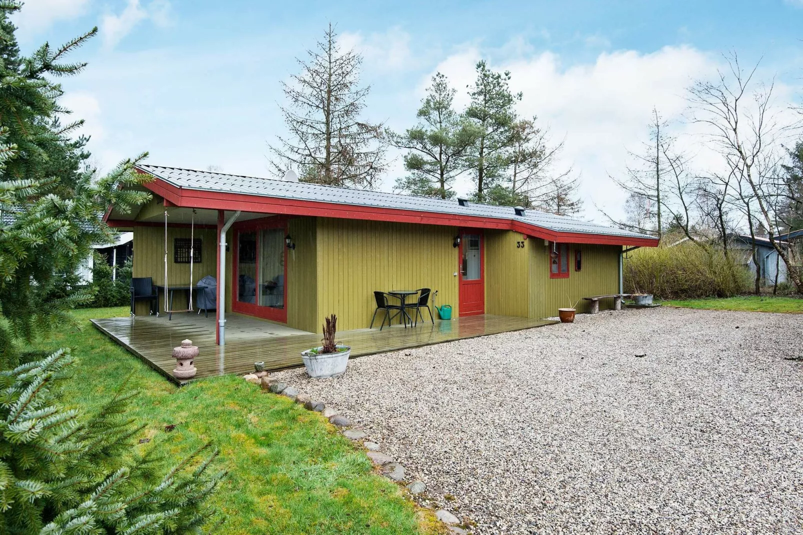 4 person holiday home in Fårvang-Outdoor