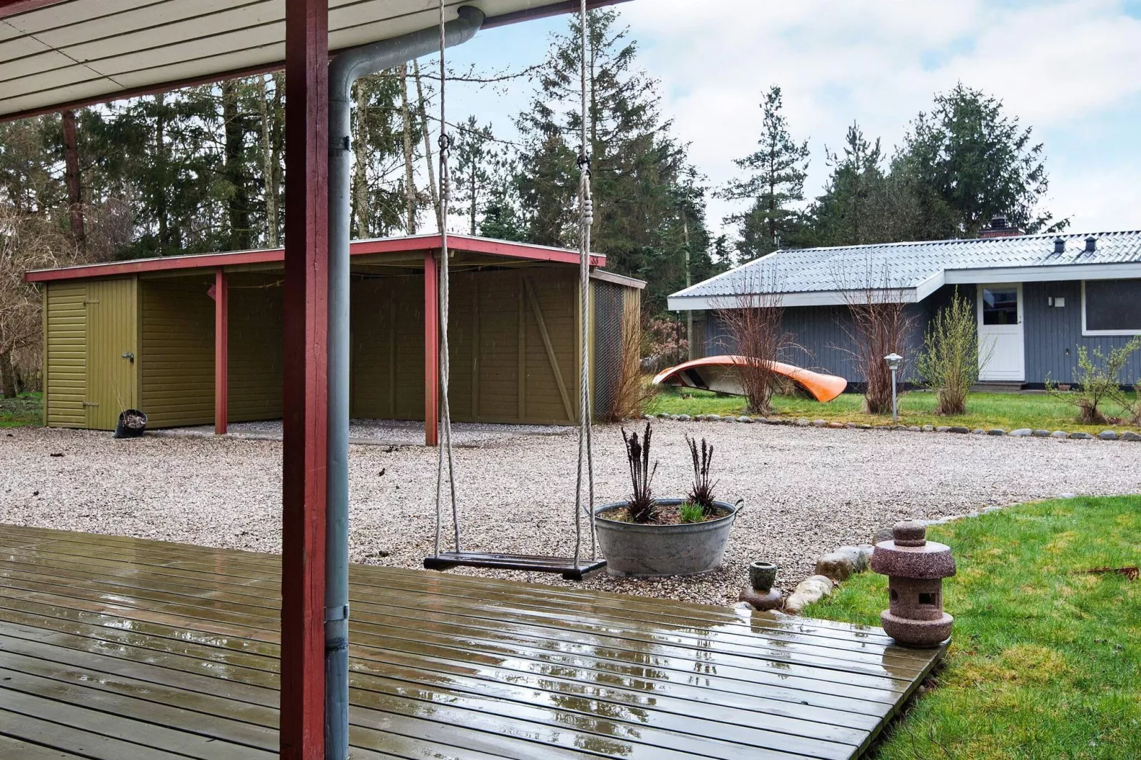 4 person holiday home in Fårvang-Outdoor