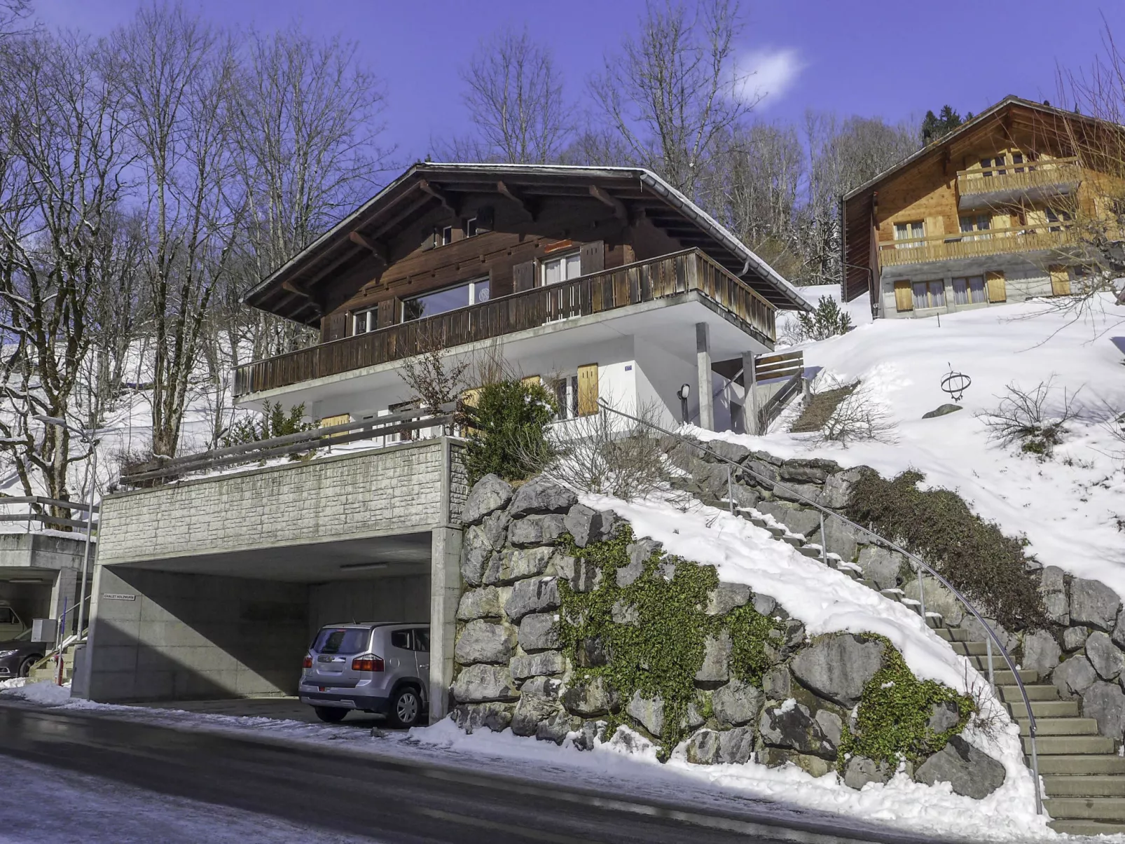 Chalet Holzwurm-Draußen