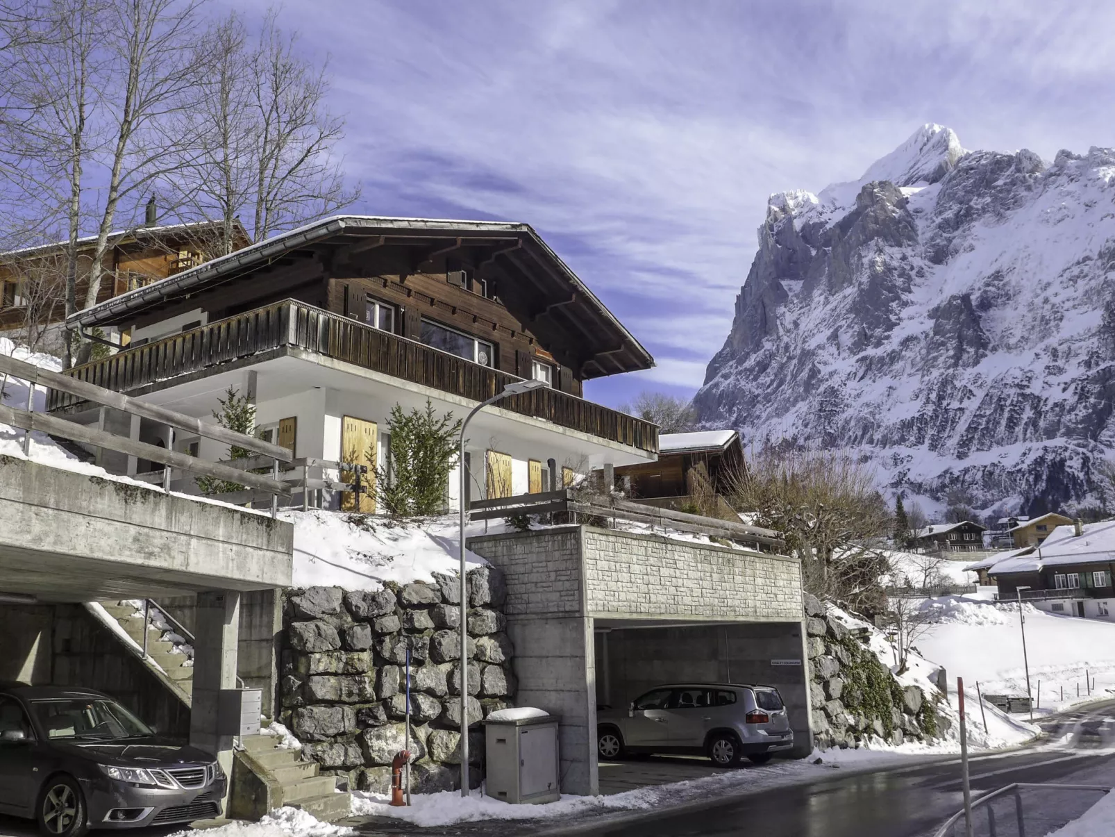 Chalet Holzwurm-Draußen