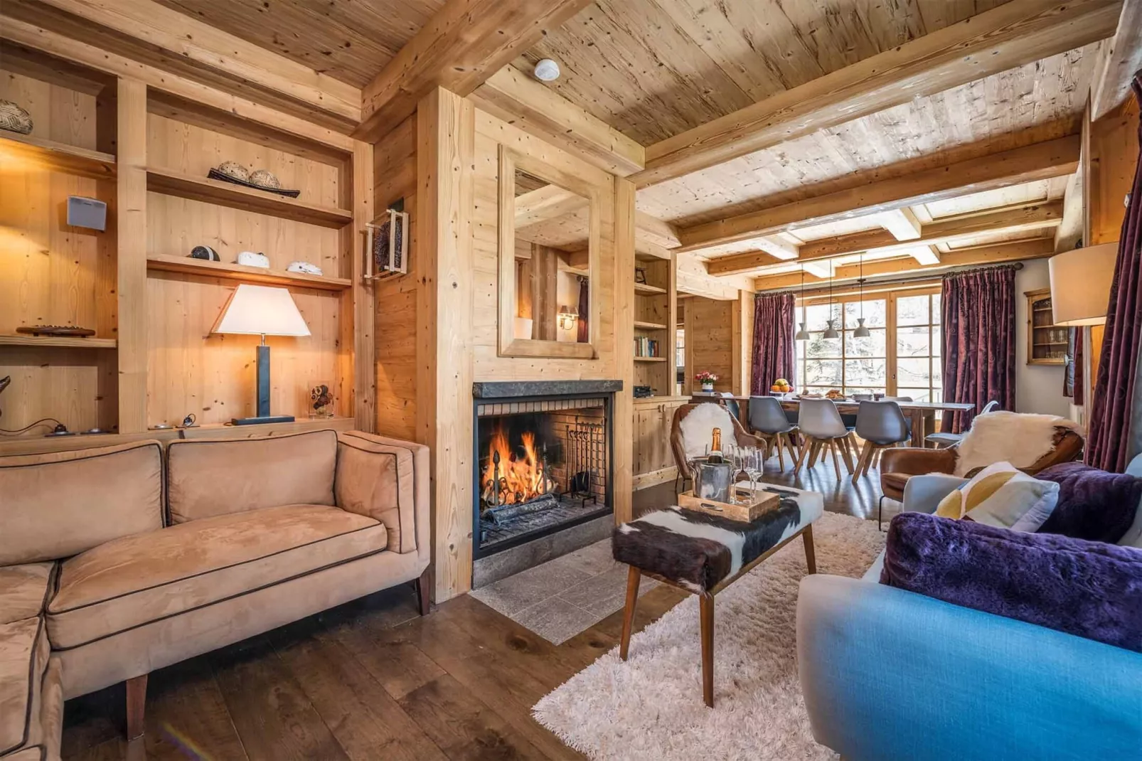 Chalet Davos-Living room