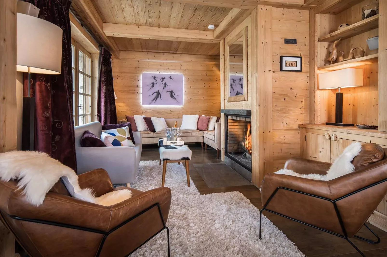 Chalet Davos-Living room
