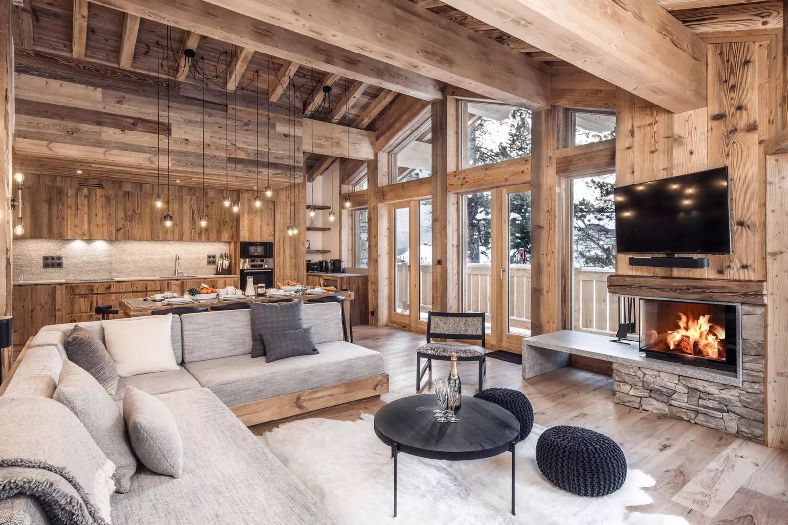 Chalet Atacama-Living room