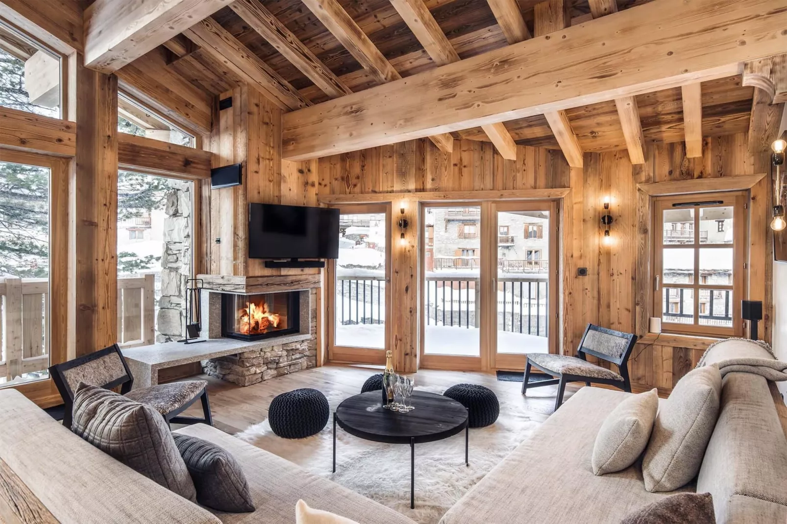 Chalet Atacama-Living room