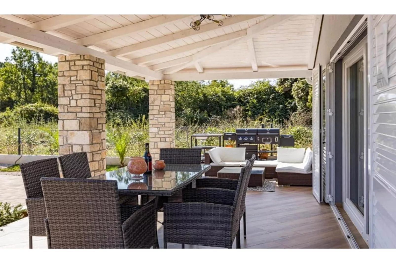 Villa Isabella in Sovinjak, Istria-Terrace balcony