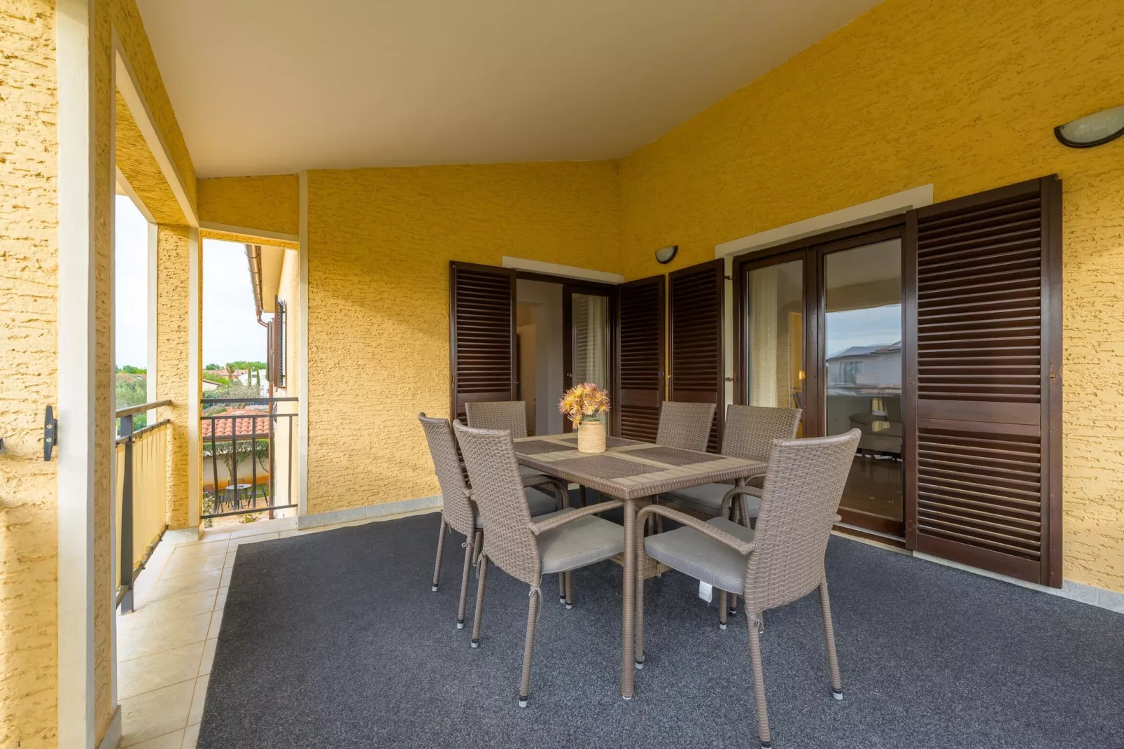 Apartment Bruna in Porec, Istria-Terrace balcony