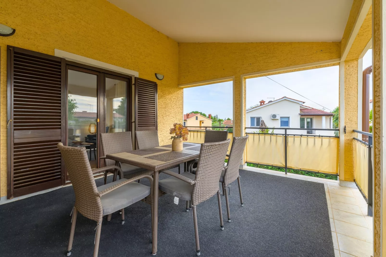 Apartment Bruna in Porec, Istria-Terrace balcony