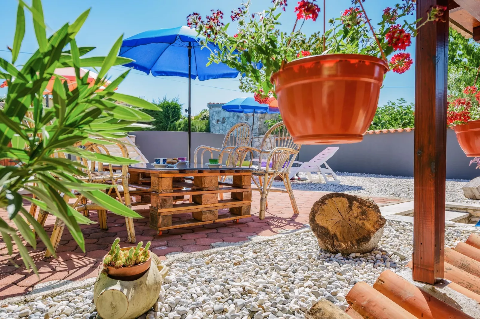Apartment Milena- Visnjan with pool-Terrace balcony