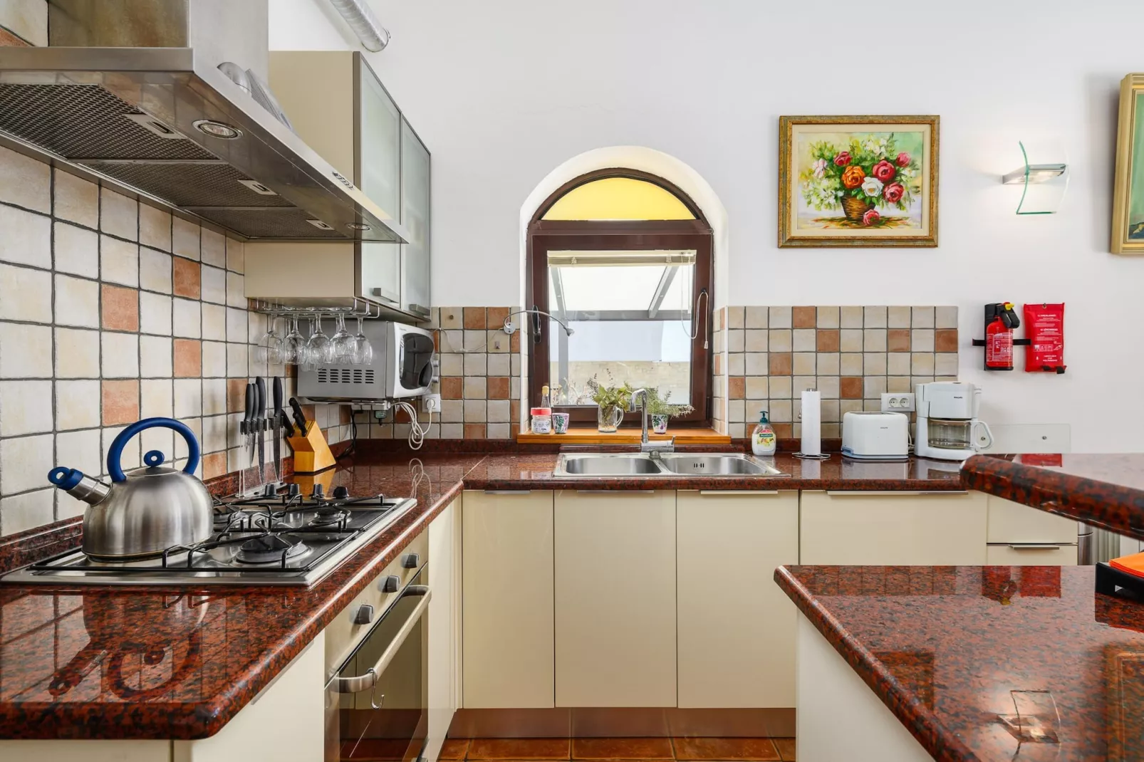 Villa Imagine with heated pool-Cuisine