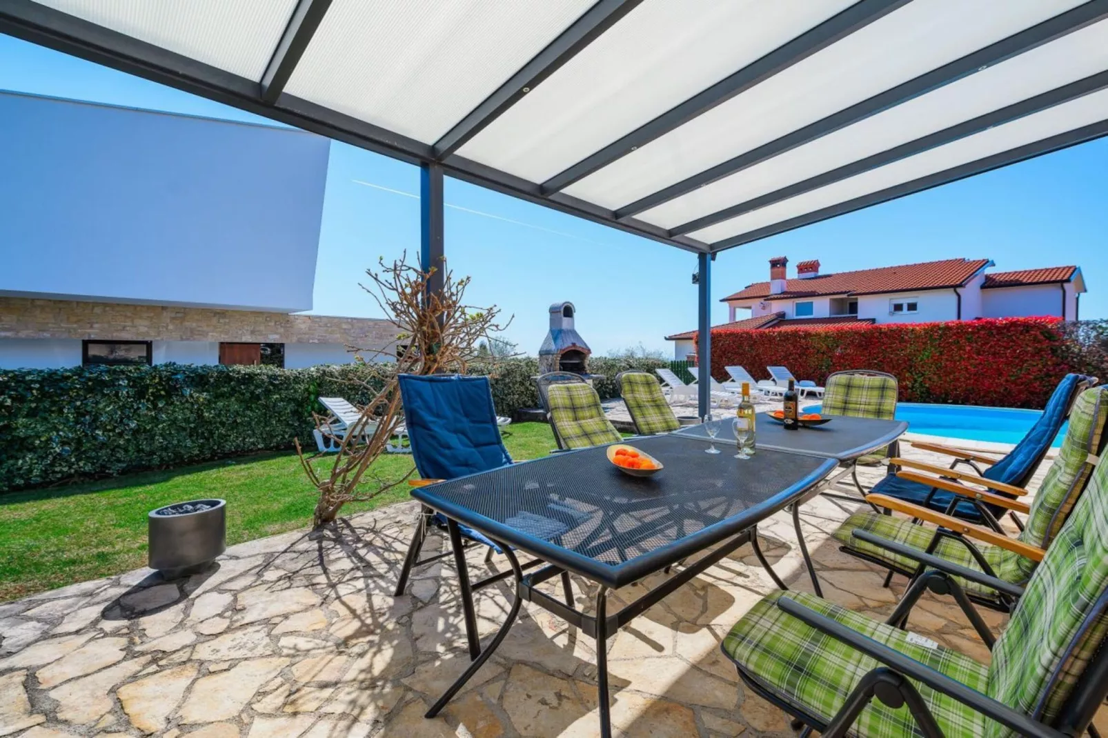 Villa Imagine with heated pool-Balcon-terrasse