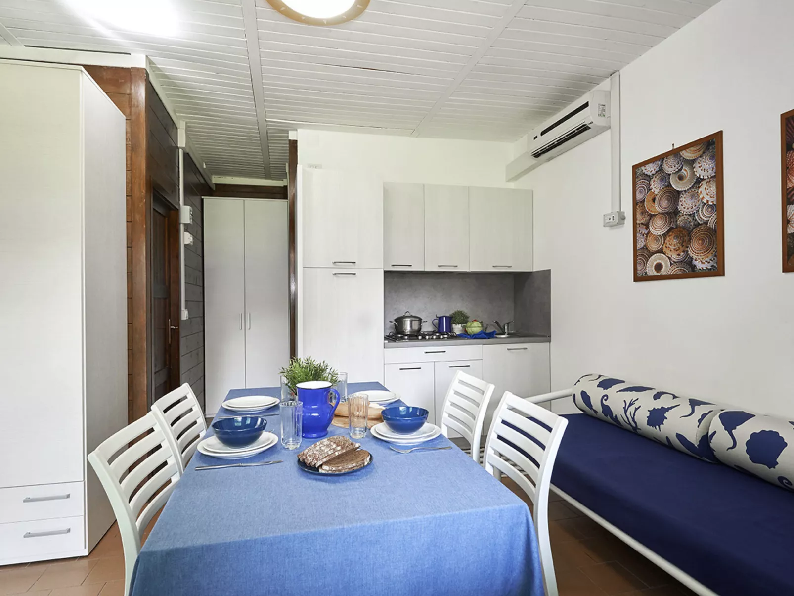 Bungalow in legno-Dedans