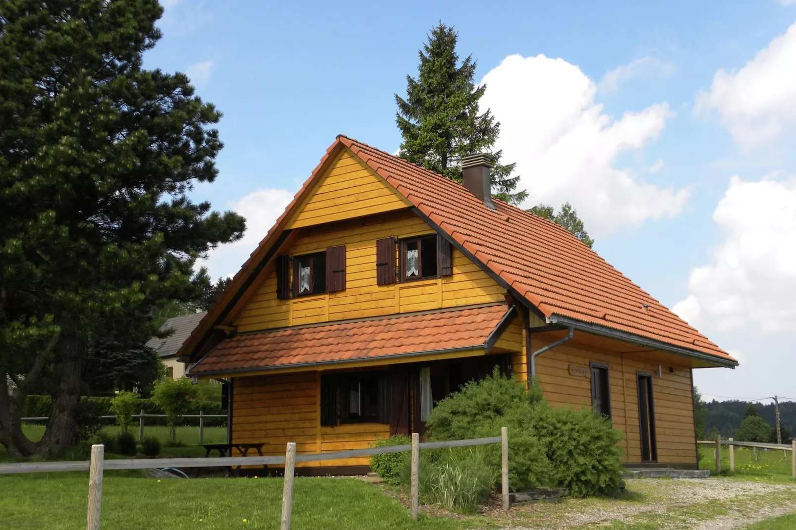 Chalet - LA HOUBE-Exterior summer